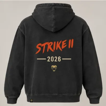 Strike II Hoodie, Edition back print